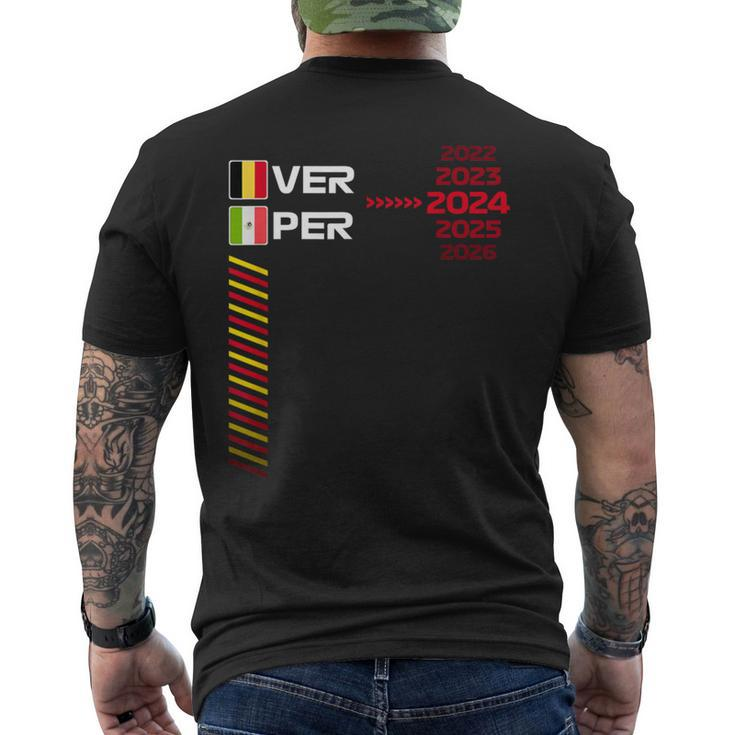 Formula Racing 2024 Rbr Ver Per 2024 Formula Race Men's T-shirt Back Print