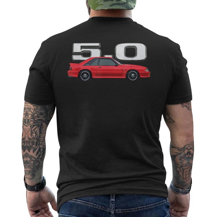 Foxbody 50-Liter Performance Red Men's T-shirt Back Print