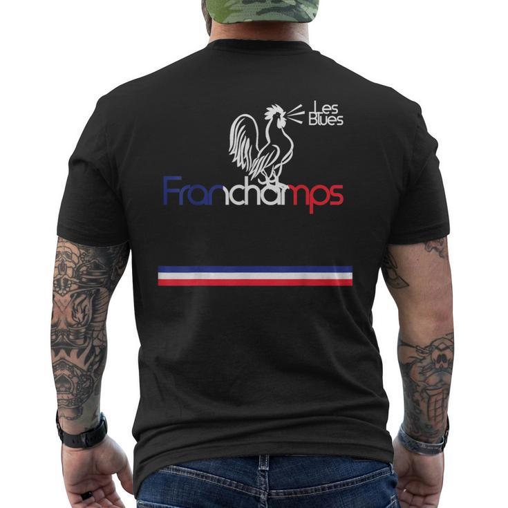 France Jersey Soccer French Kit Allez Les Blues Men's T-shirt Back Print