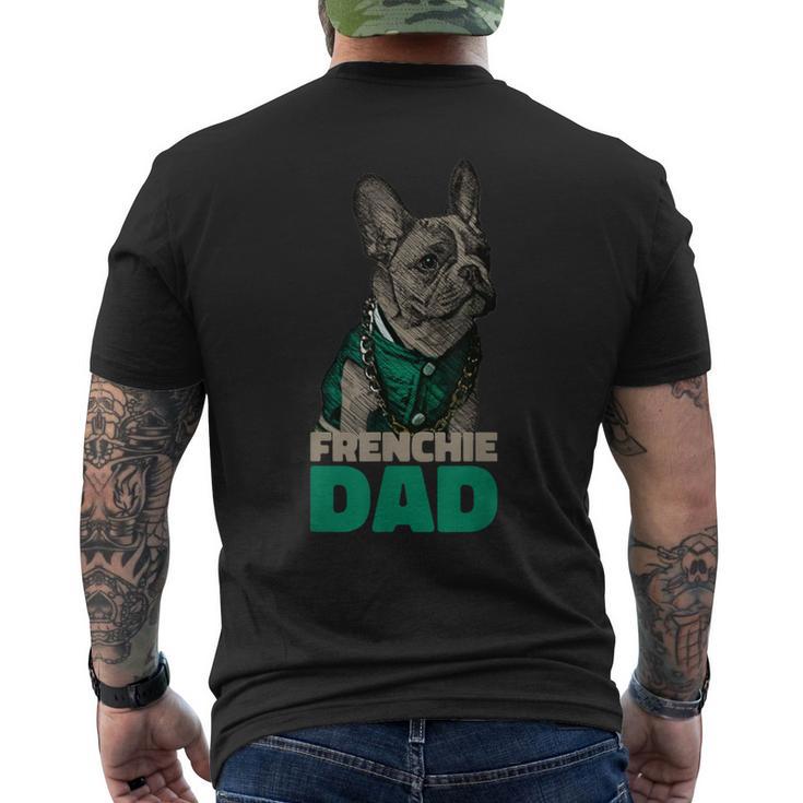 Frenchie Dad French Bulldog Dad T-Shirt mit Rückendruck