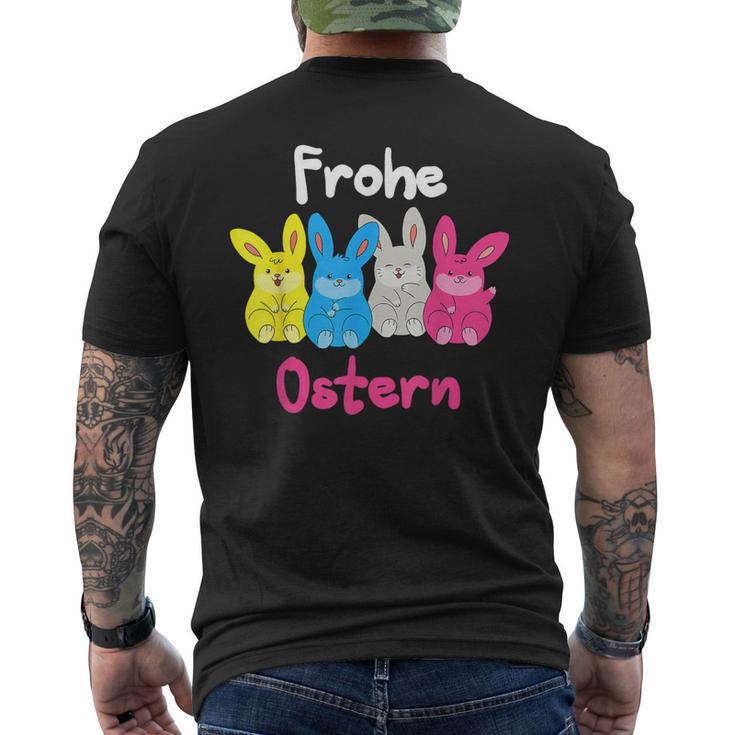 Frohe Ostern Easter Bunny T-Shirt mit Rückendruck