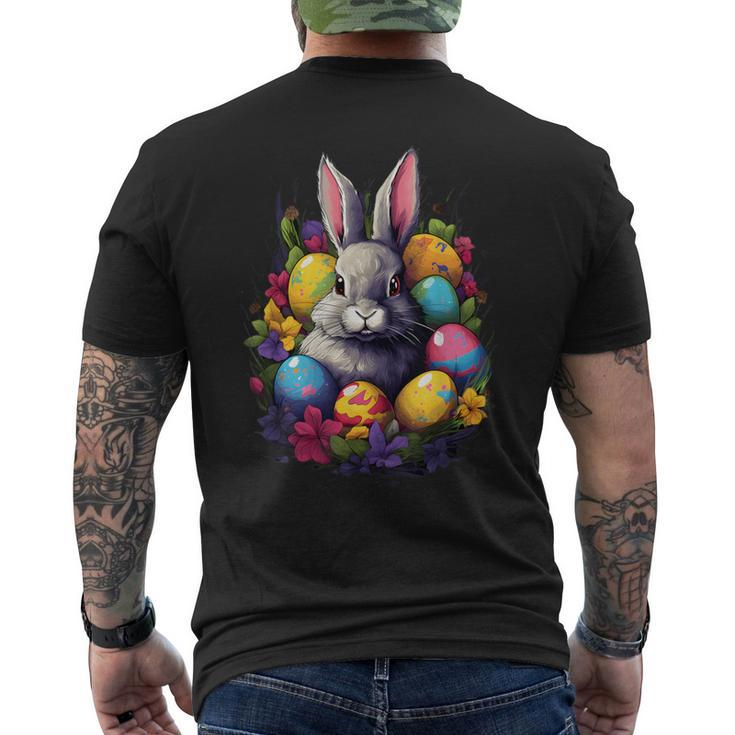 Frühling Ostern Karnickel Süßes Kaninchen Osterhase Motive T-Shirt mit Rückendruck