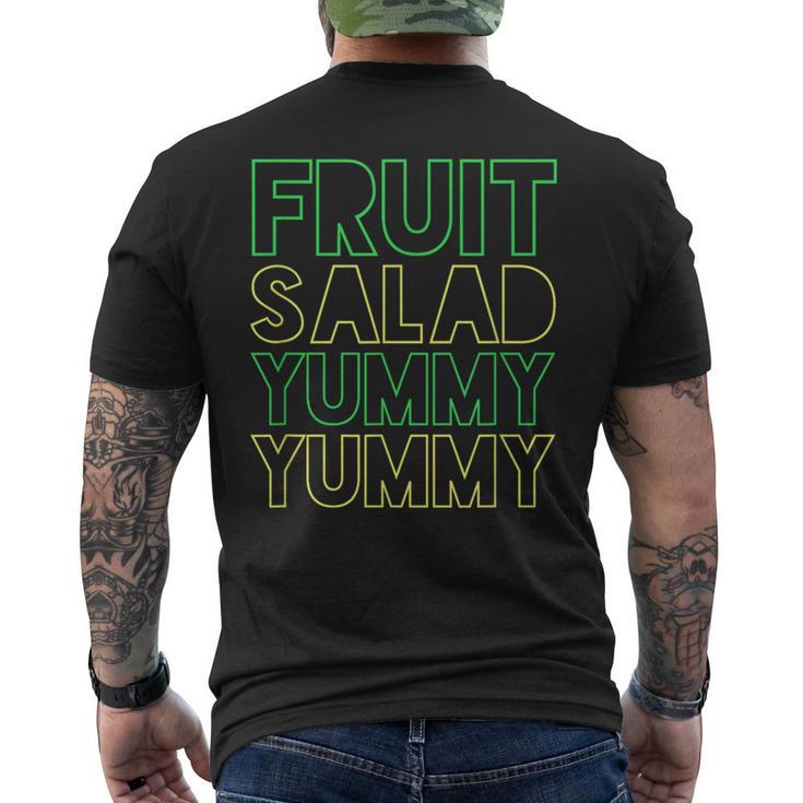 Fruit Salad Yummy NeonMen's T-shirt Back Print