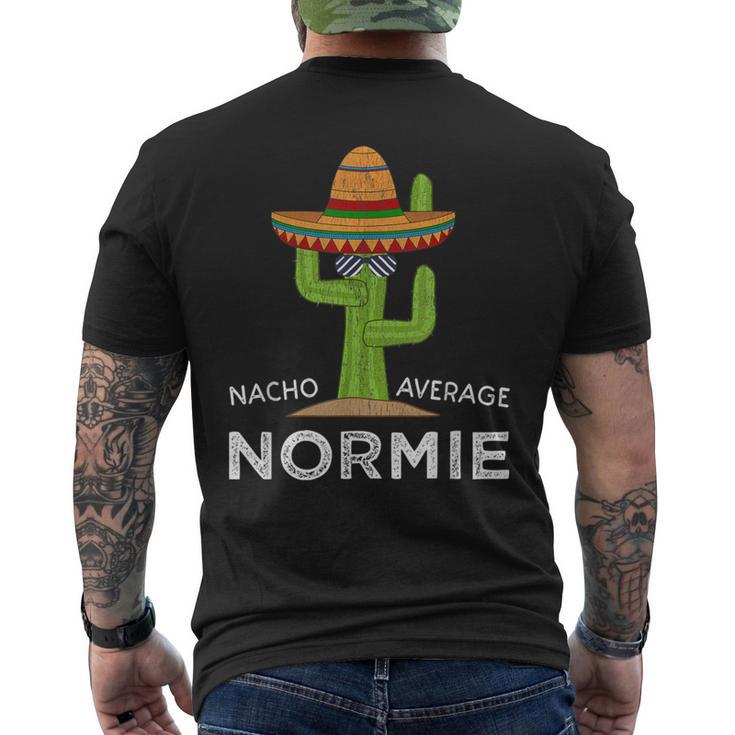 Fun Hilarious Normie Humor Meme Saying Normie Men's T-shirt Back Print