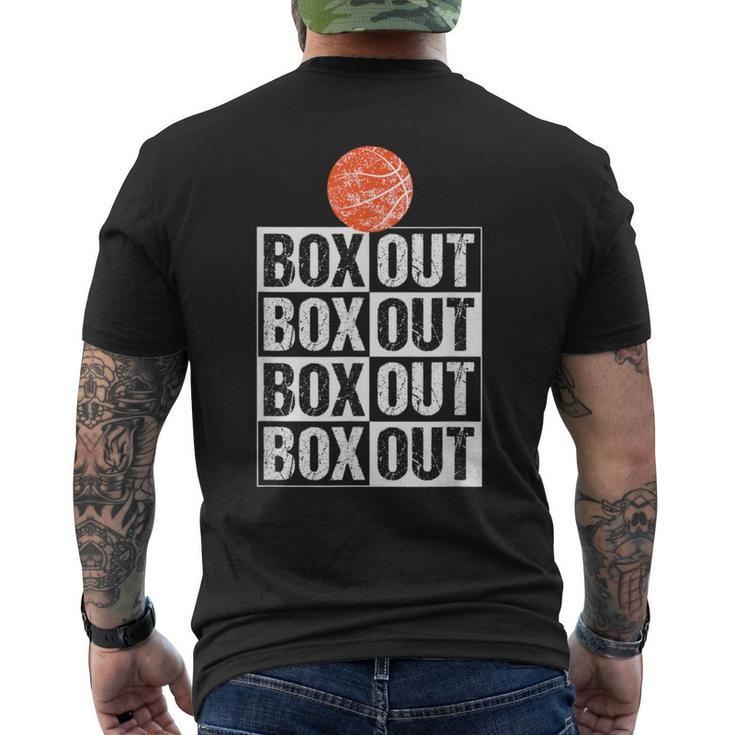 Basketball Coach Box Out Saying Men's T-shirt Back Print