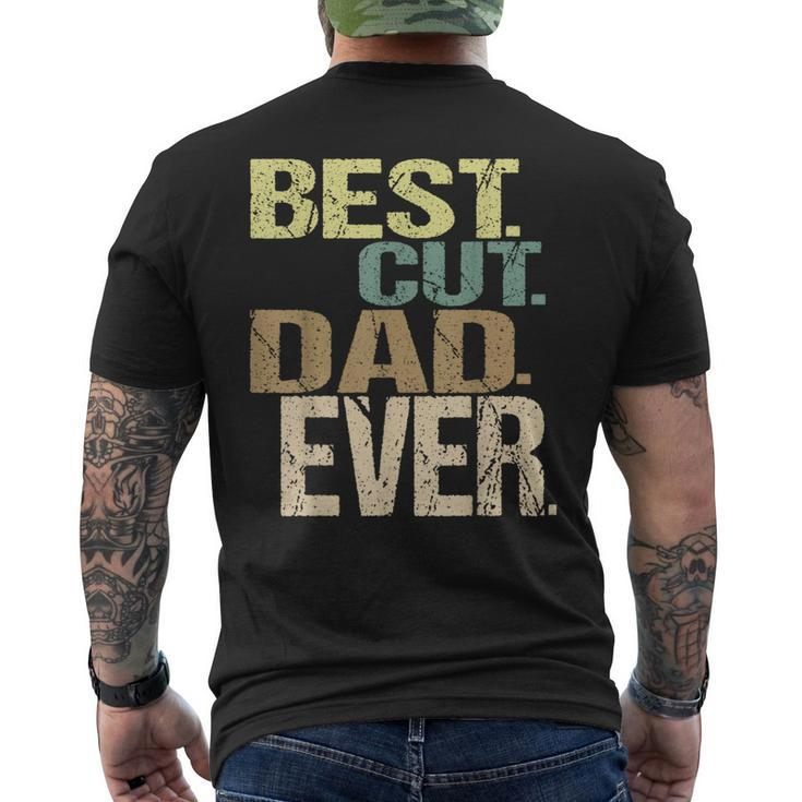 Best Cute Dad Ever Fathers Day For Dad American 2024 Men's T-shirt Back Print