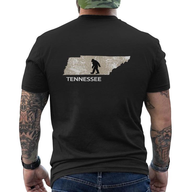 Bigfoot I Believe Loves Tennessee Tn Sasquatch Men's T-shirt Back Print