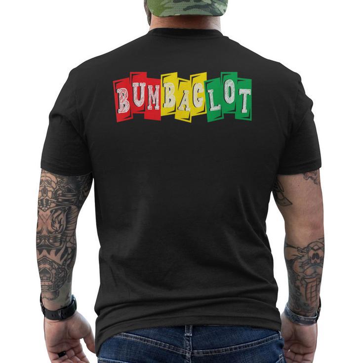 Bumbaclot Jamaican Slang Reggae Music Men's T-shirt Back Print