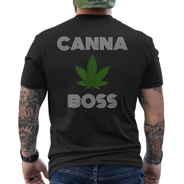 Cannaboss Cannabannoid Hemp Men's T-shirt Back Print