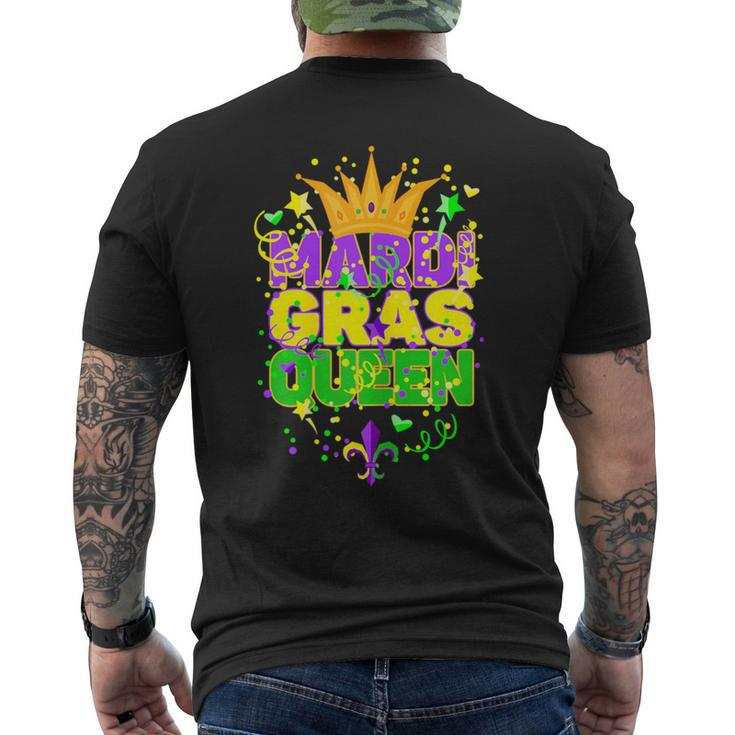 Carnival Party Confetti Outfit Mardi Gras Queen Crow Men's T-shirt Back Print