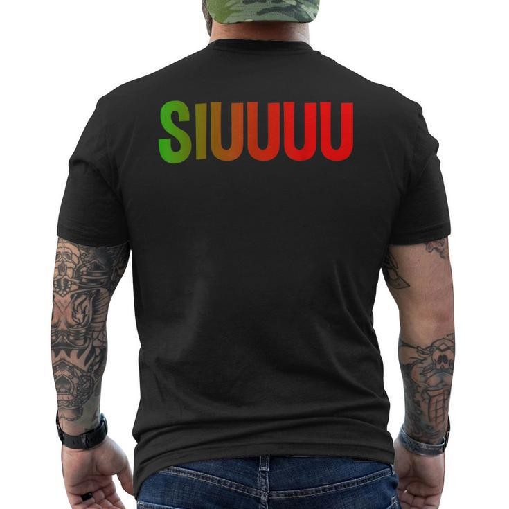 Cheers Siuuuu Men's T-shirt Back Print