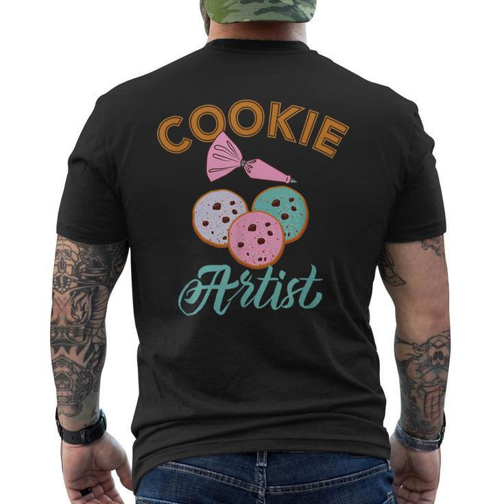 Cookie Decorator  Sugar Baker Mens Back Print T-shirt