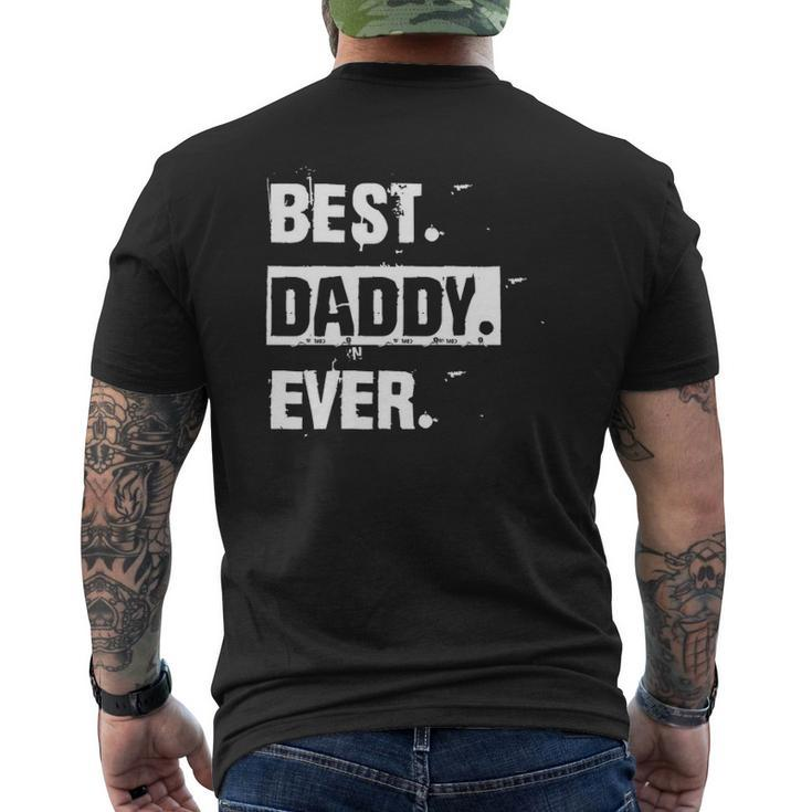 Cool Best Daddy Ever Mens Back Print T-shirt