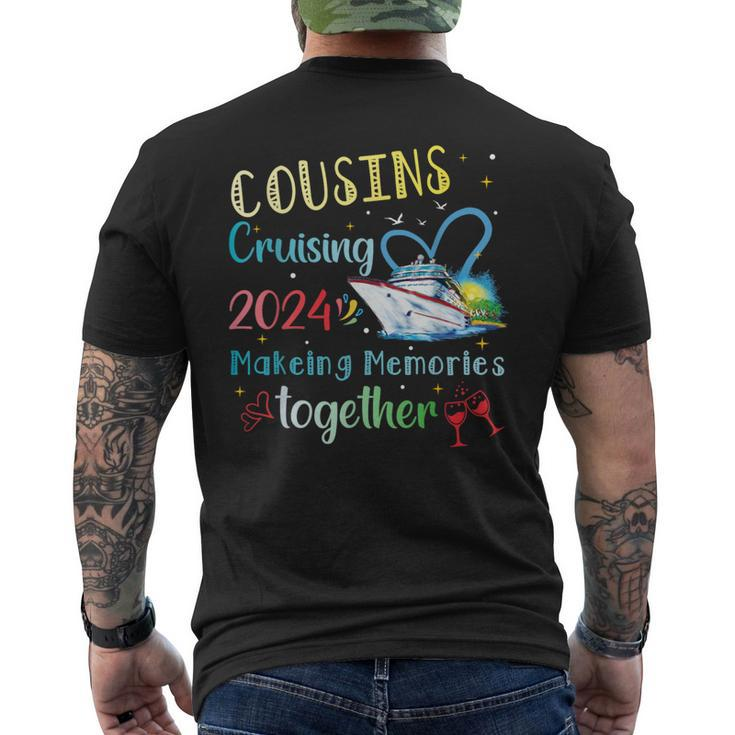 Cruising Cousins Cruising 2024 Making Memory Together Men's T-shirt Back Print