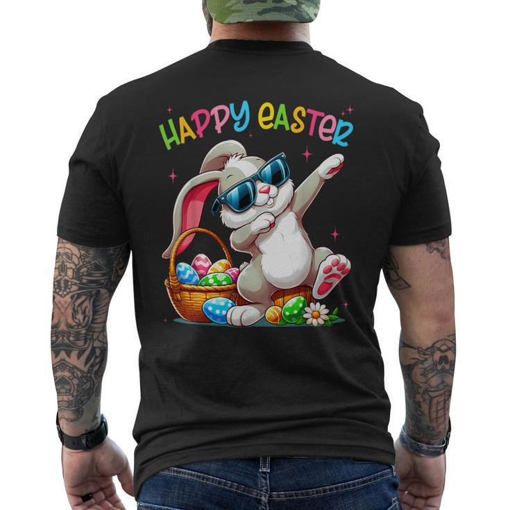 Dabbing Bunny Easter Happy Easter For Boys Girls Adult Men's T-shirt Back Print