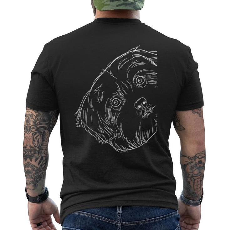 Dog Maltese Men's T-shirt Back Print
