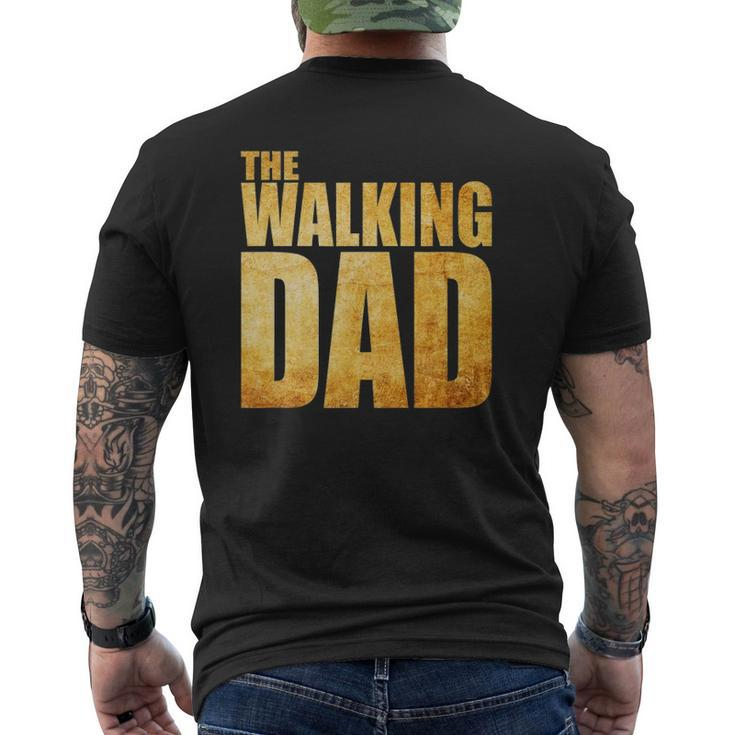 Fathers Day That Says The Walking Dad Mens Back Print T-shirt