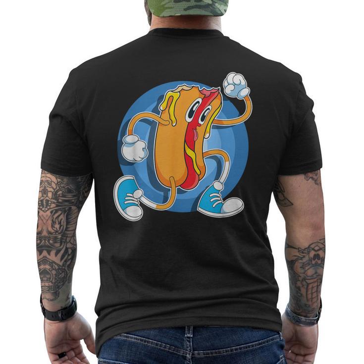 Foodie Hot Dog Lover Fast Food Franks Sausage Hotdog Men's T-shirt Back Print