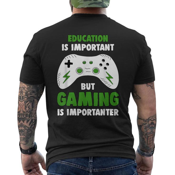 Gamer For Ns Boys Video Gaming Men's T-shirt Back Print