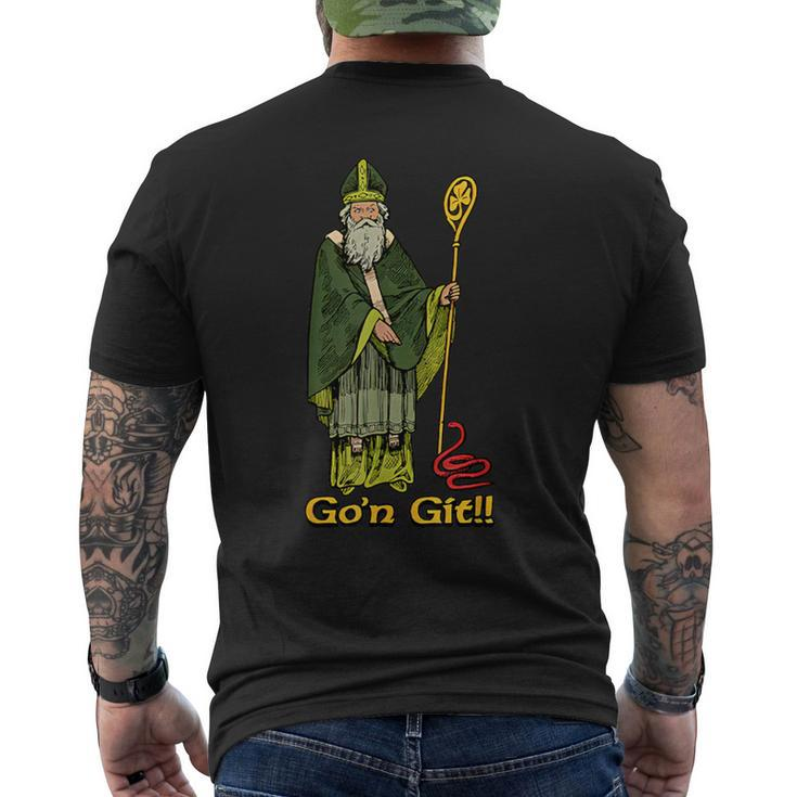 Go'n Git St Patrick's Day Men's T-shirt Back Print