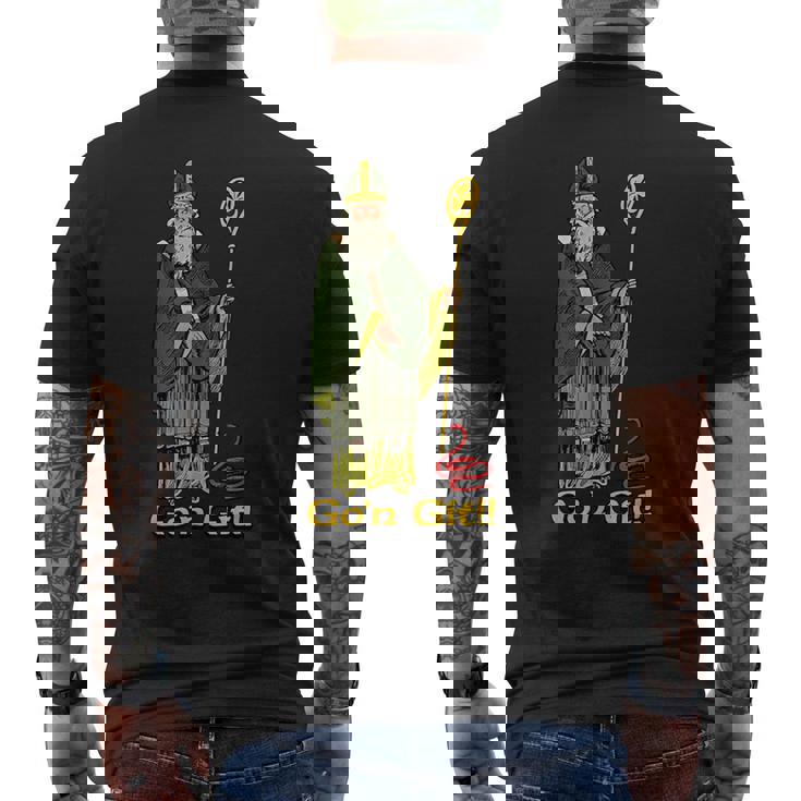 Go'n Git St Patrick's Day Men's T-shirt Back Print