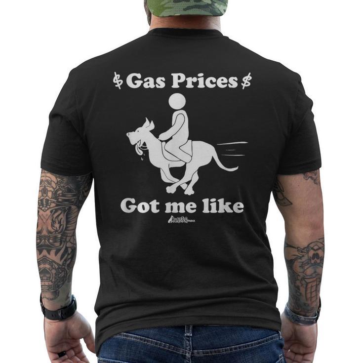 Great Dane Gas Prices Top Great Dane  Dog Men's T-shirt Back Print