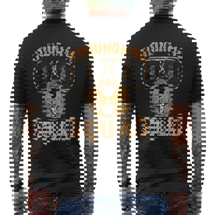 Groundhog Squad Happy Groundhog Day 2024 Men's T-shirt Back Print