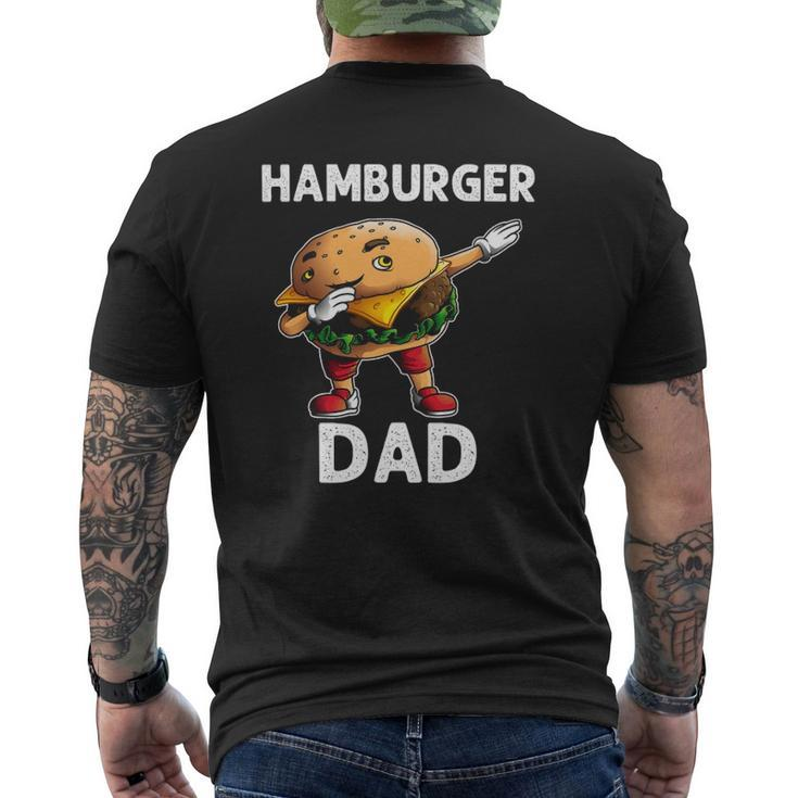 Hamburger For Dad Father Burger Cheeseburger Food Mens Back Print T-shirt