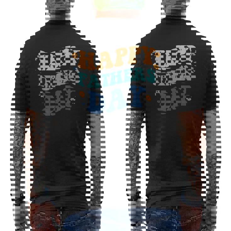 Happy Fathers Day Father's Day From Son Daughter Men's T-shirt Back Print