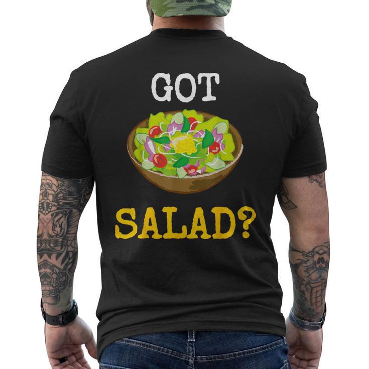 Health Foods Got Salad T Men's T-shirt Back Print