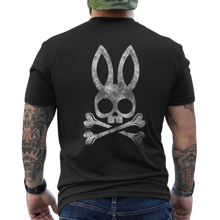 Jolly Roger Bunny Skull Crossbones Egg Hunt Easter Day Men's T-shirt Back Print