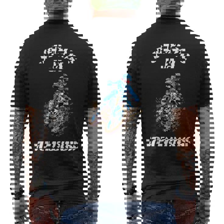 J'peux Pas J'ai Motocross Humour Motard Moto Cross T-shirt imprimé au dos