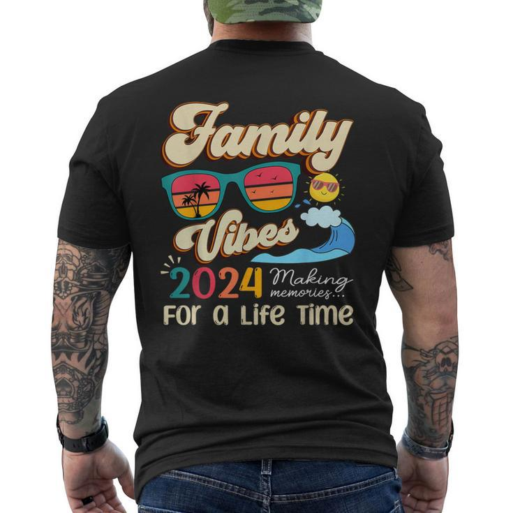 Matching Family Reunion 2024 Making Memories Men's T-shirt Back Print