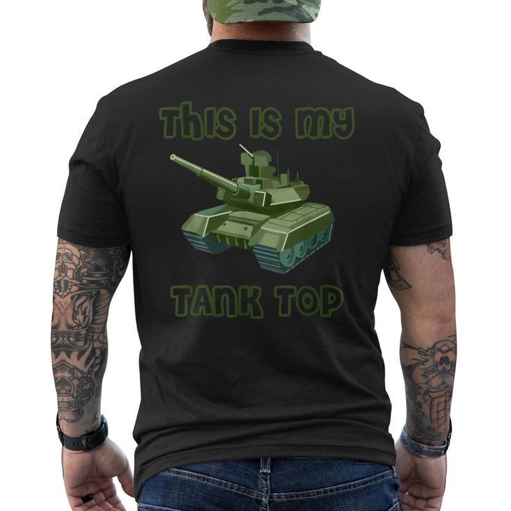 This Is My Military Soldiers Men's T-shirt Back Print