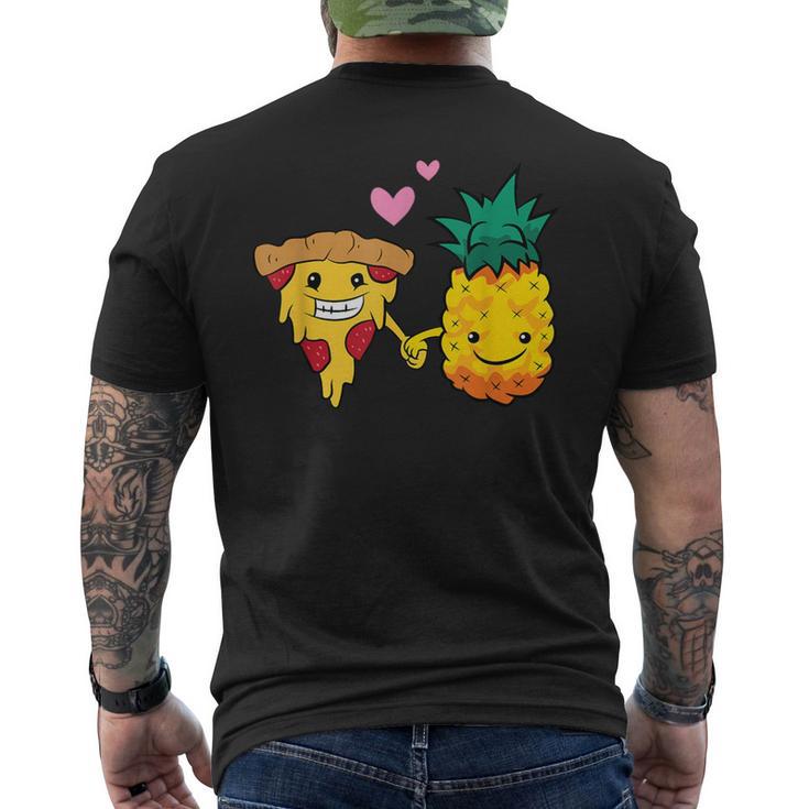 Pizza Hawaii Lover Pineapple Pizza Men's T-shirt Back Print