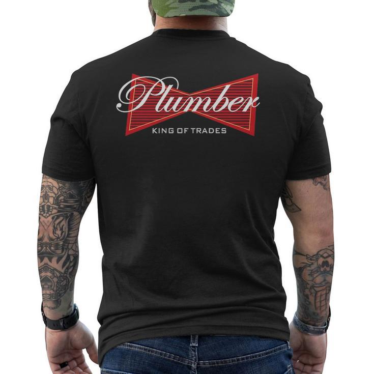 Plumber King Of Trades Men's T-shirt Back Print
