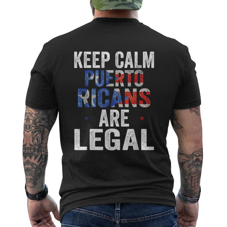 Puerto Rican T Puerto Ricans Legal Men's T-shirt Back Print