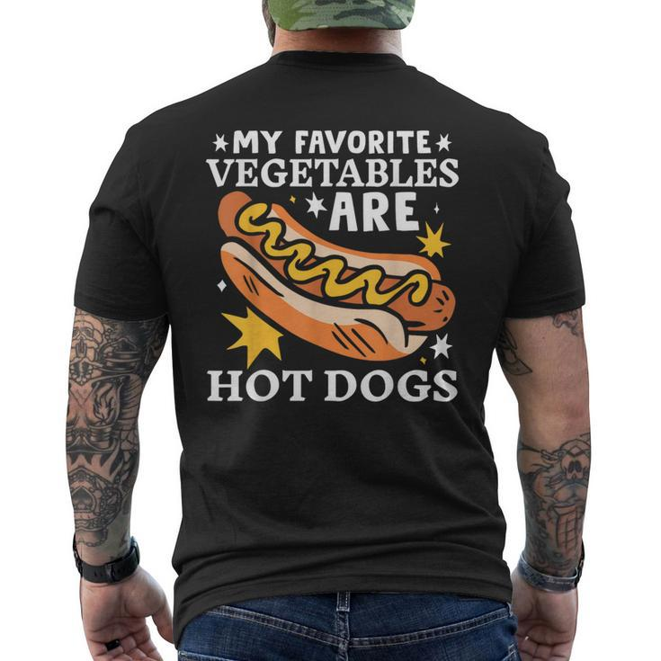Sausage Bbg Hot Dogs Lover Hotdog Men's T-shirt Back Print