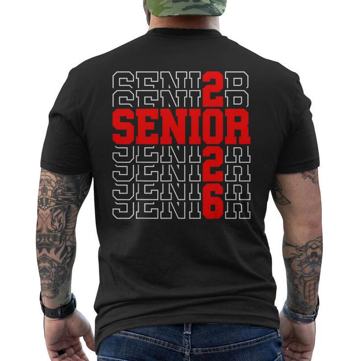 Senior Graduation Class Of 2026 Senior Boys Girls Men's T-shirt Back Print