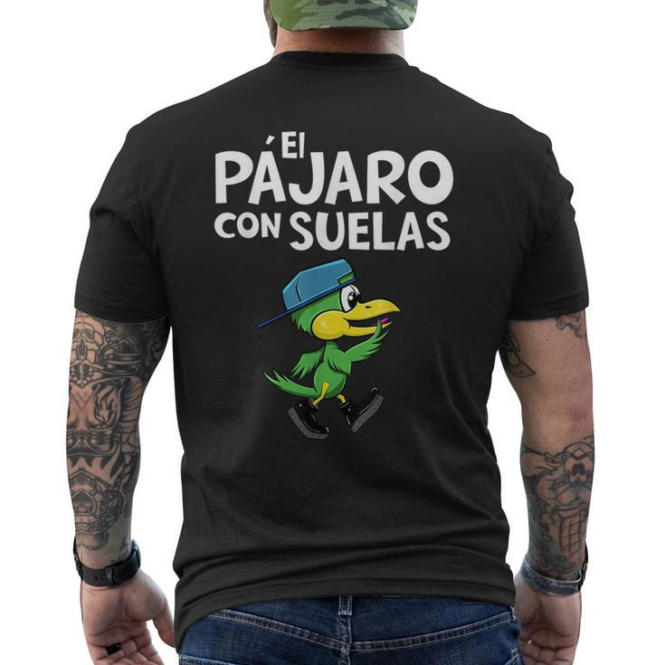 Spanish El Pajaro Con Suelas Play On Words Men's T-shirt Back Print