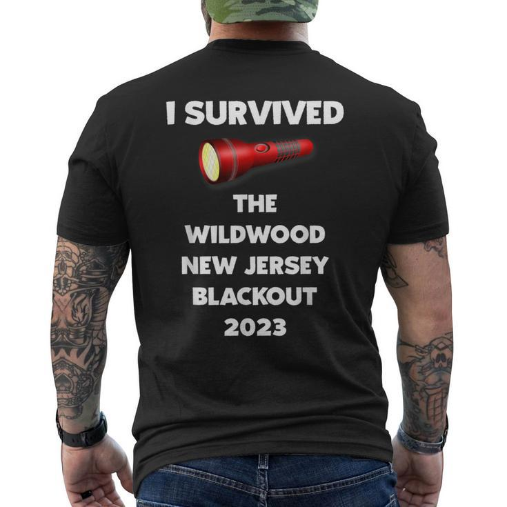 I Survived The Wildwood New Jersey Blackout 2023 Men's T-shirt Back Print
