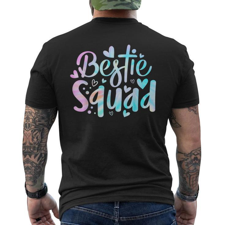Tie Dye Best Friend Matching Bestie Squad Bff Cute Men's T-shirt Back Print