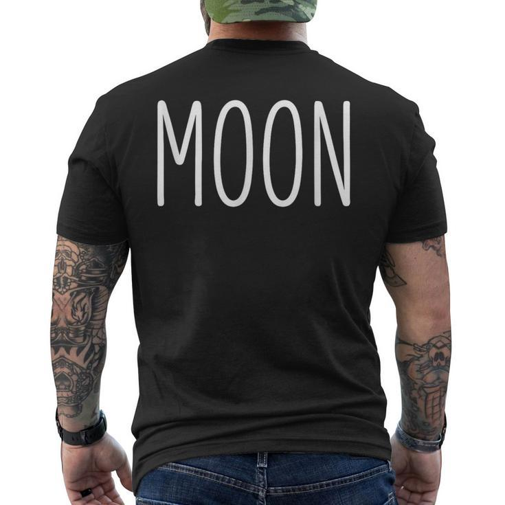 Us Solar Eclipse 2024 Moon Couples Costume Matching Men's T-shirt Back Print