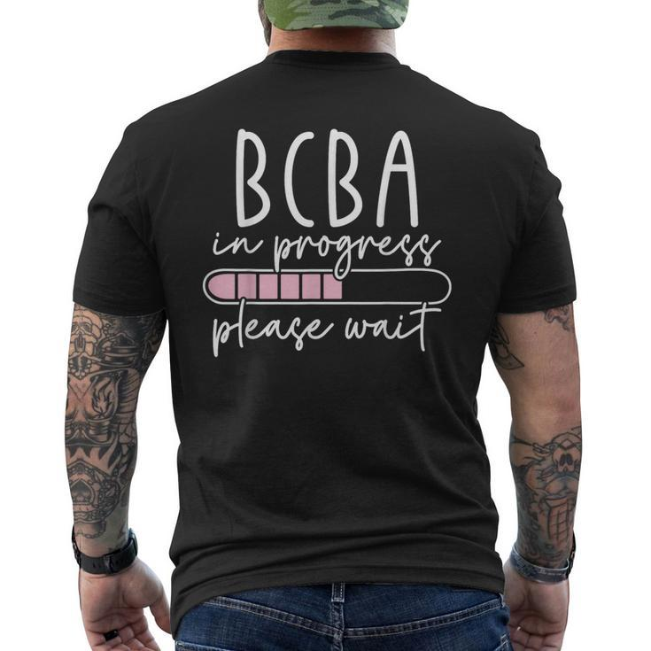 Future Behavior Analyst Bcba In Progress Bcba Student Men's T-shirt Back Print