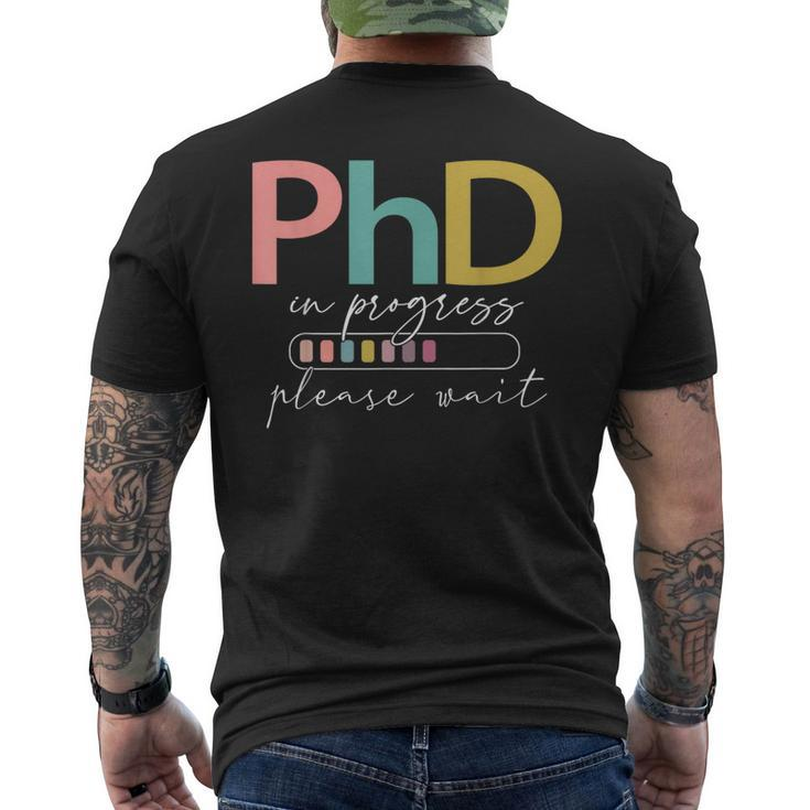 Future Phd Loading Phinished Promotion Men's T-shirt Back Print