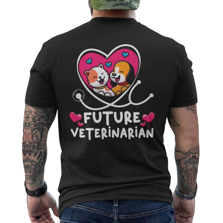 Future Veterinarian Clothing Made For A My Healthy Vet Men's T-shirt Back Print