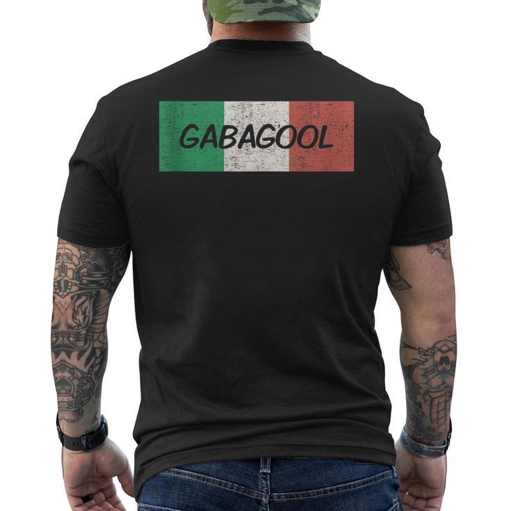 Gabagool Capicola Traditional Italian Salume Cold Cut Men's T-shirt Back Print