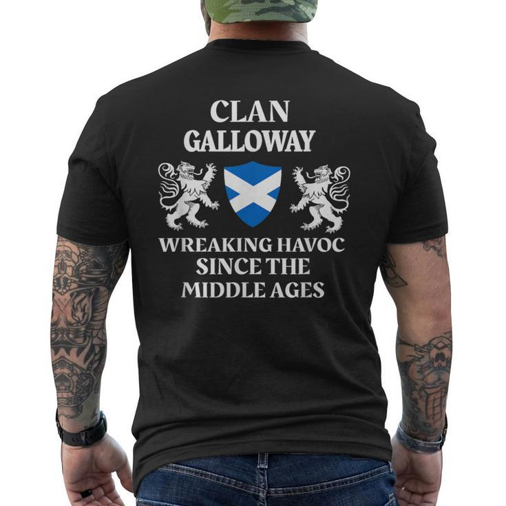 Galloway Scottish Family Clan Scotland Name Men's T-shirt Back Print
