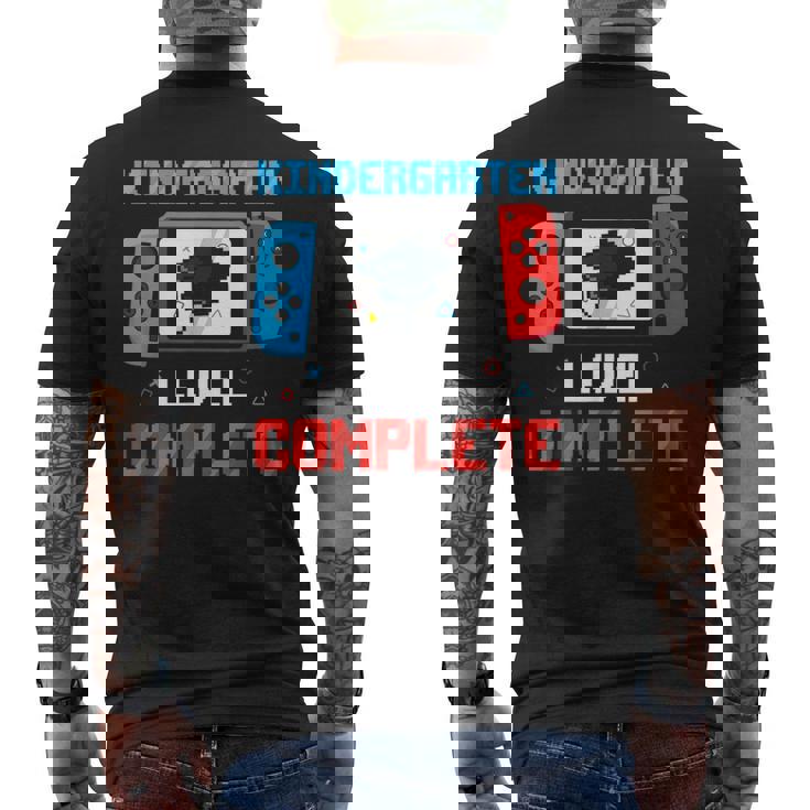 Game Controller Level Kindergarten Complete Boys Graduation Men's T-shirt Back Print