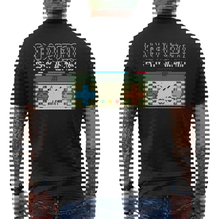 Gamer Amante De Losideojuegos Retro Gaming Camiseta Hombre Estampado Espalda